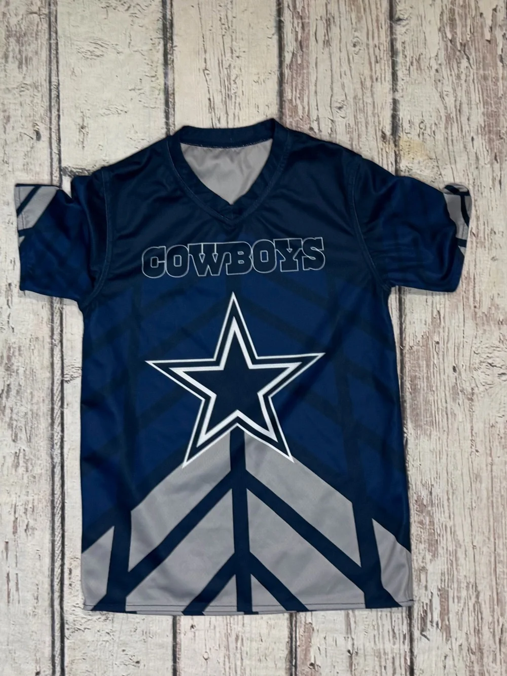 Dallas Cowboys NFL Football Boys Youth Kids Flag Football Reversible Jersey